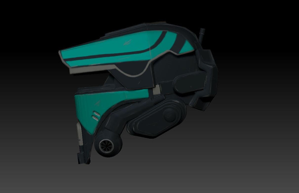Galactic Racer Helmet (3D model)