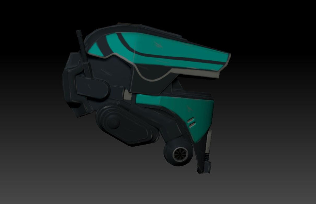 Galactic Racer Helmet (3D model)