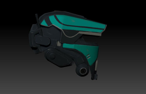 Galactic Racer Helmet (3D model)