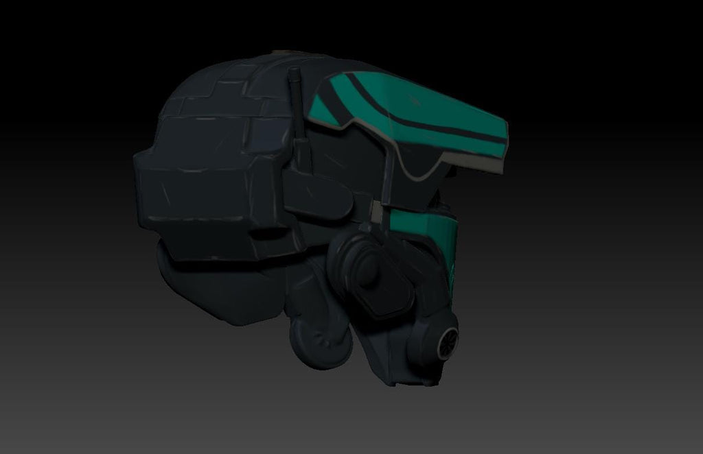 Galactic Racer Helmet (3D model)